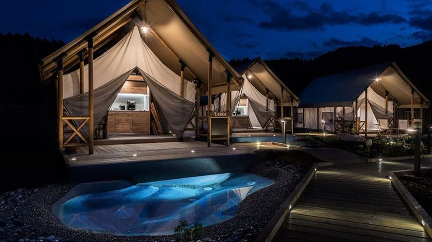 Glamping Tent M + Jacuzzi