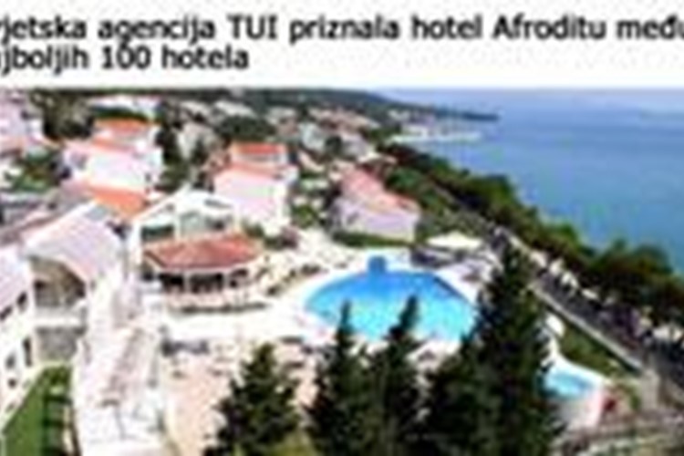 Hotel Afrodita mezi 100 nejoblíbenějšími hotely světa