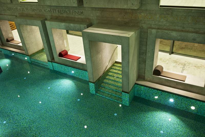 termální bazén vnitřní